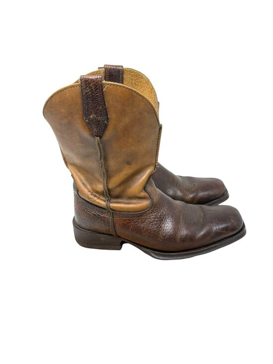 Ariat Rambler Western Boot Brown Leather Square Toe Cowboy Rodeo Mens 8.5D main image 6